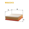 WIX Air Filter WA6343 thumbnail