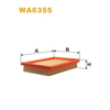 WIX Air Filter WA6355 thumbnail