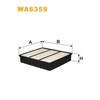 WIX Air Filter WA6359 thumbnail