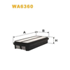 WIX Air Filter WA6360 thumbnail