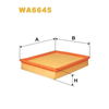WIX Air Filter WA6645 thumbnail