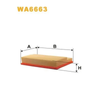WIX Air Filter WA6663 thumbnail