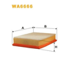 WIX Air Filter WA6666 thumbnail