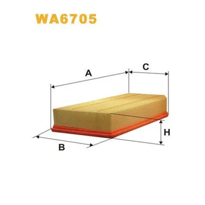 WIX Air Filter WA6705