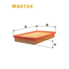 WIX Air Filter WA6724 thumbnail
