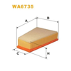 WIX Air Filter WA6735 thumbnail