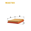 WIX Air Filter WA6780 thumbnail