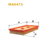 WIX Air Filter WA9473 thumbnail