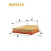 WIX Air Filter WA9492 thumbnail