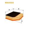 WIX Air Filter WA9505 thumbnail