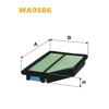 WIX Air Filter WA9586 thumbnail
