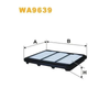 WIX Air Filter WA9639 thumbnail