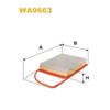 WIX Air Filter WA9663 thumbnail