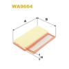 WIX Air Filter WA9664 thumbnail