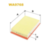 WIX Air Filter WA9768 thumbnail