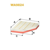 WIX Air Filter WA9824 thumbnail