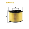 WIX Air Filter WA9846 thumbnail