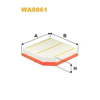 WIX Air Filter WA9861 thumbnail