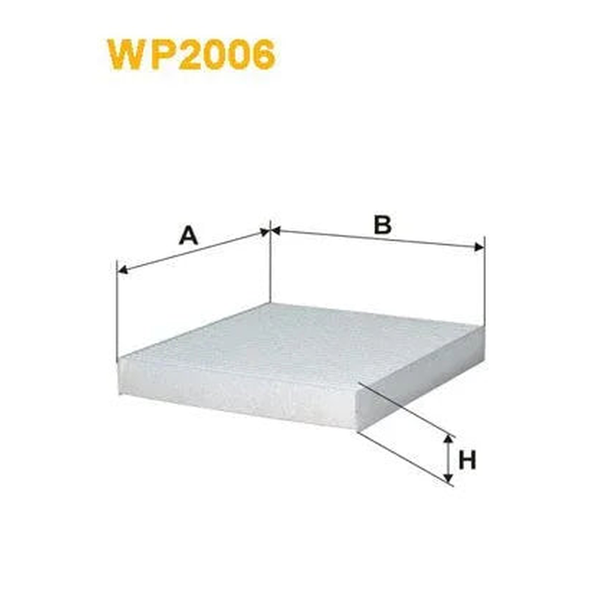 WIX Cabin Filters Cabin Filter WP2006