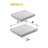 WIX Cabin Filters Cabin Filter WP2014 thumbnail