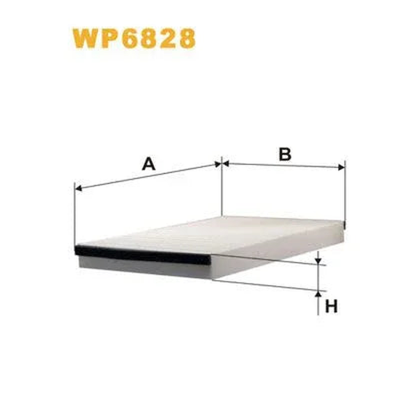 WIX Cabin Filters Cabin Filter WP6828