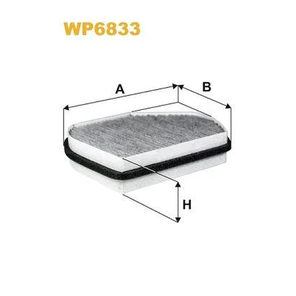 WIX Cabin Filters Cabin Filter WP6833
