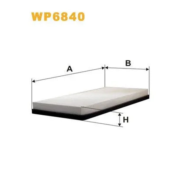 WIX Cabin Filters Cabin Filter WP6840