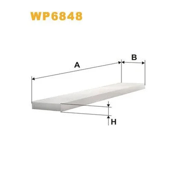 WIX Cabin Filters Cabin Filter WP6848