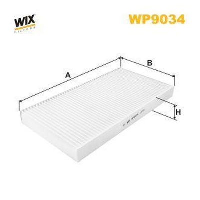 WIX Cabin Filters Cabin Filter WP9034