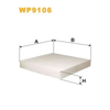 WIX Cabin Filters Cabin Filter WP9106 thumbnail