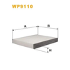 WIX Cabin Filters Cabin Filter WP9110 thumbnail