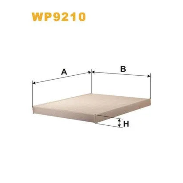 WIX Cabin Filters Cabin Filter WP9210