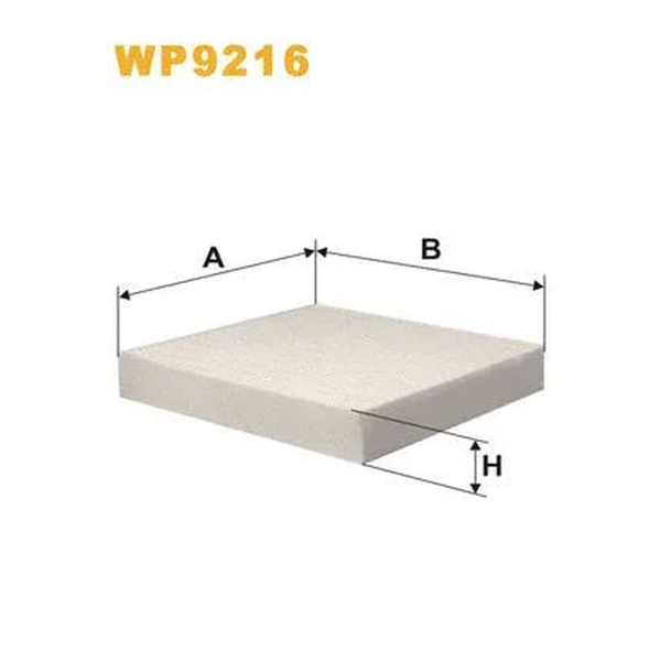 WIX Cabin Filters Cabin Filter WP9216