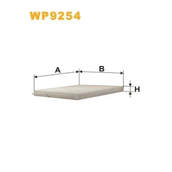 WIX Cabin Filters Cabin Filter WP9254