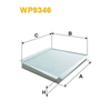 WIX Cabin Filters Cabin Filter WP9346 thumbnail