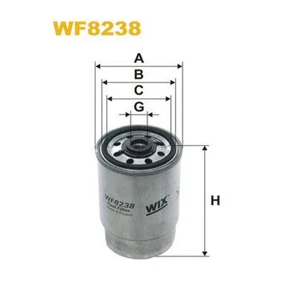 WIX Fuel Filter WF8238