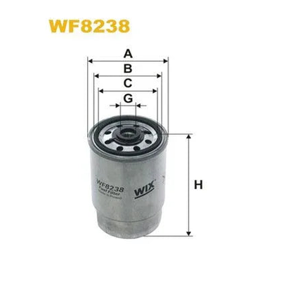 WIX Fuel Filter WF8238