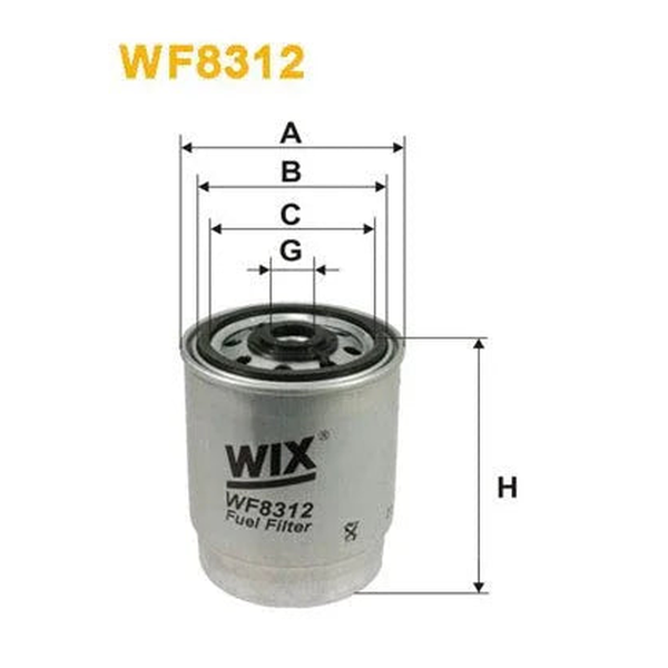 WIX Fuel Filter WF8312