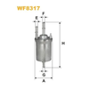 WIX Fuel Filter WF8317 thumbnail