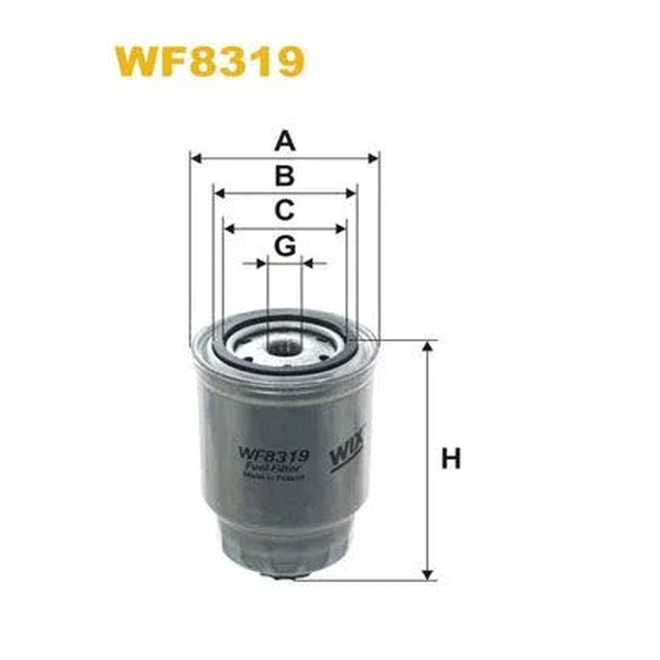 WIX Fuel Filter WF8319