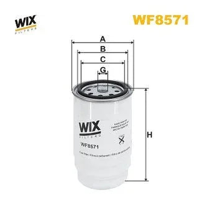 WIX Fuel Filter WF8571