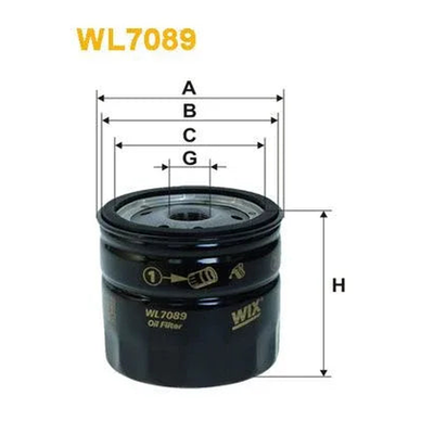 WIX Oil Filter WL7089