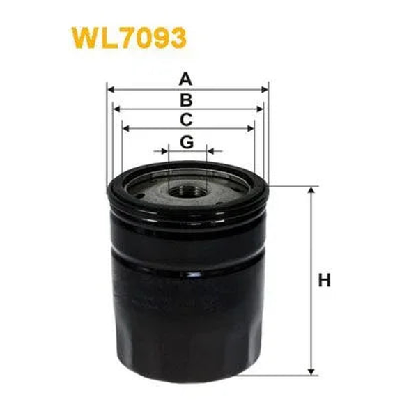 WIX Oil Filter WL7093