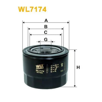 WIX Oil Filter WL7174