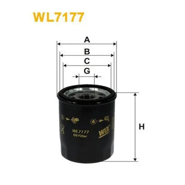 WIX Oil Filter WL7177
