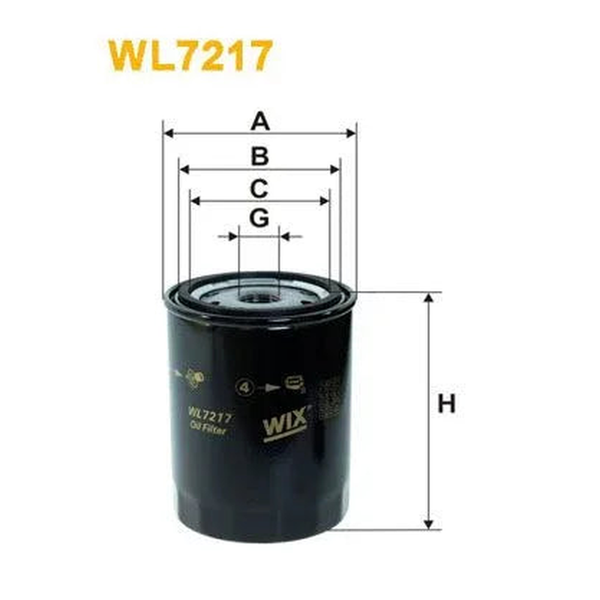 WIX Oil Filter WL7217