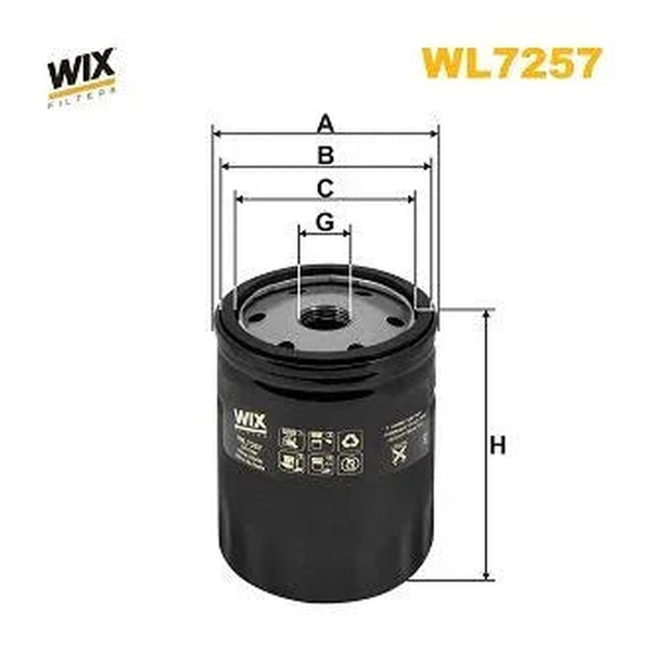 WIX Oil Filter WL7257