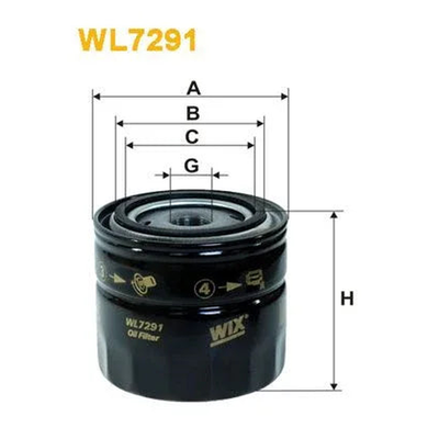 WIX Oil Filter WL7291