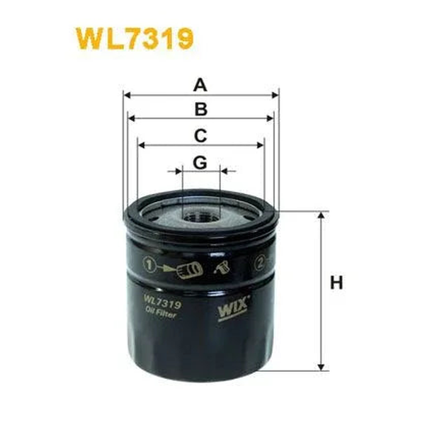 WIX Oil Filter WL7319