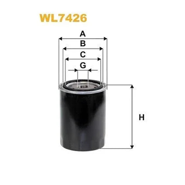 WIX Oil Filter WL7426